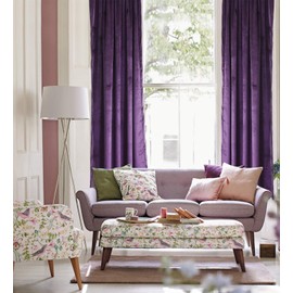 Roslynwood Purple Velvet Curtains for Living Room - Velvet Curtain Panels Pri...