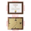 Schliersee 8.5x11 Certificate Picture Frames Diploma Document Picture Frames Tempered