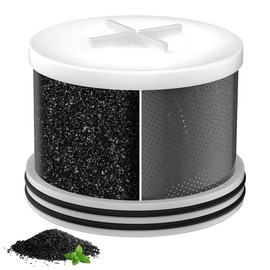 MakeFit Shower Head Activated Carbon Filter Replacement Cartridge for MakeFit Filtered Shower Head - H5H117 (1-PACK)