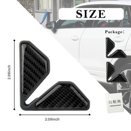 2PCS Car Door Edge Guards,Anti-Crash Car Door Protector Edge Guards Protecting Doors Corners & Decorating Cars,Carbon Fiber Vehicle Accessories Edges Protector for Auto SUV
