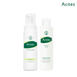 Acne Foaming Wash Foam Cleansing 200ml + Moisture Fluid 150ml / 아크네스 포밍 워시 폼 클렌징200ml+모이스처플루이드150ml