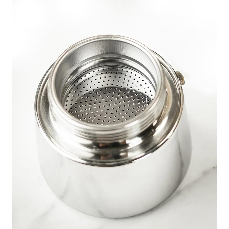 Cuisinox Roma 6-cup Stainless Steel Stovetop Moka Espresso Maker