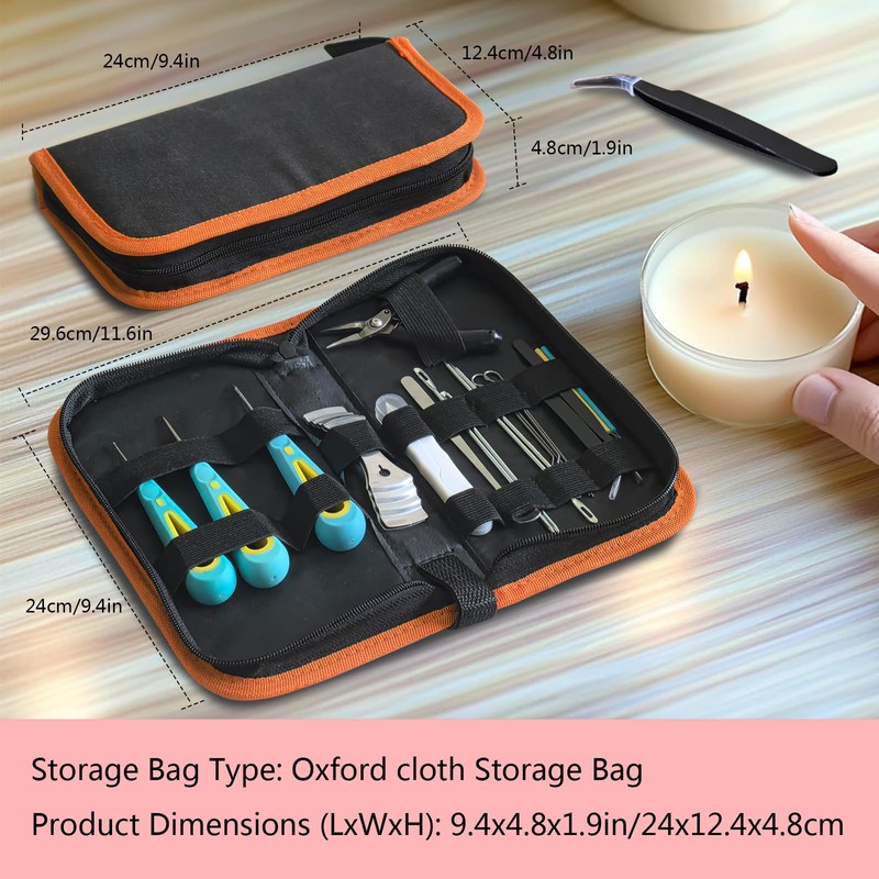 Candle Making Kit for Adults Beginners with Storage Bag, Candle