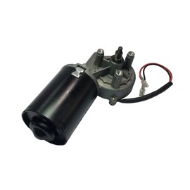 BEMONOC High Torque 24V DC Electric Reversible Gear Motor 50 RPM Right Angle Thread Shaft for Volume Gate Garage Door