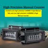 Lelukee 5 Digit Mechanical Counter,D67-F 0-99999 5 Digit Manual Tally,Resettable