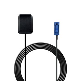 Euroharry GPS Antenne für Auto Navigation, SMA Stecker, Wasserdicht, Aktiv, Kompatibel mit Stereo Radio Head Unit und Echtzeit Monitor (Fakra-c)