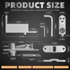 Self Closing Pivot Door Hinge, Heavy Duty Hidden Hinge for
