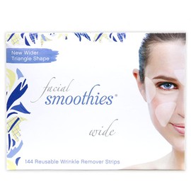 Facial Smoothies, Wide Triangular Strips for Wrinkle Removal, 144 Triangular Anti-Wrinkle Patches