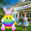 VYBEWAVE 5FT Easter Inflatables Bunny Outdoor Decorations, Blow Up Yard