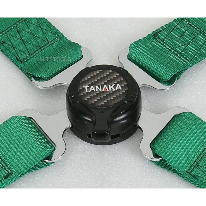 TANAKA UNIVERSAL GREEN 4 POINT CAMLOCK QUICK RELEASE RACING SEAT