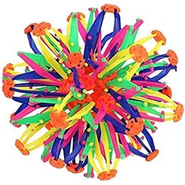 Gloworks Expandable Ball, Plastic Sensory Sphere for Kids and Adults Great Breathing Visual