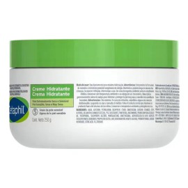 CETAPHIL Crema Hidratante 250g hidratación intensa y duradera hasta por 48 horas desde la 1era aplicación Recomendada por Dermatólogos para Piel Sensible.