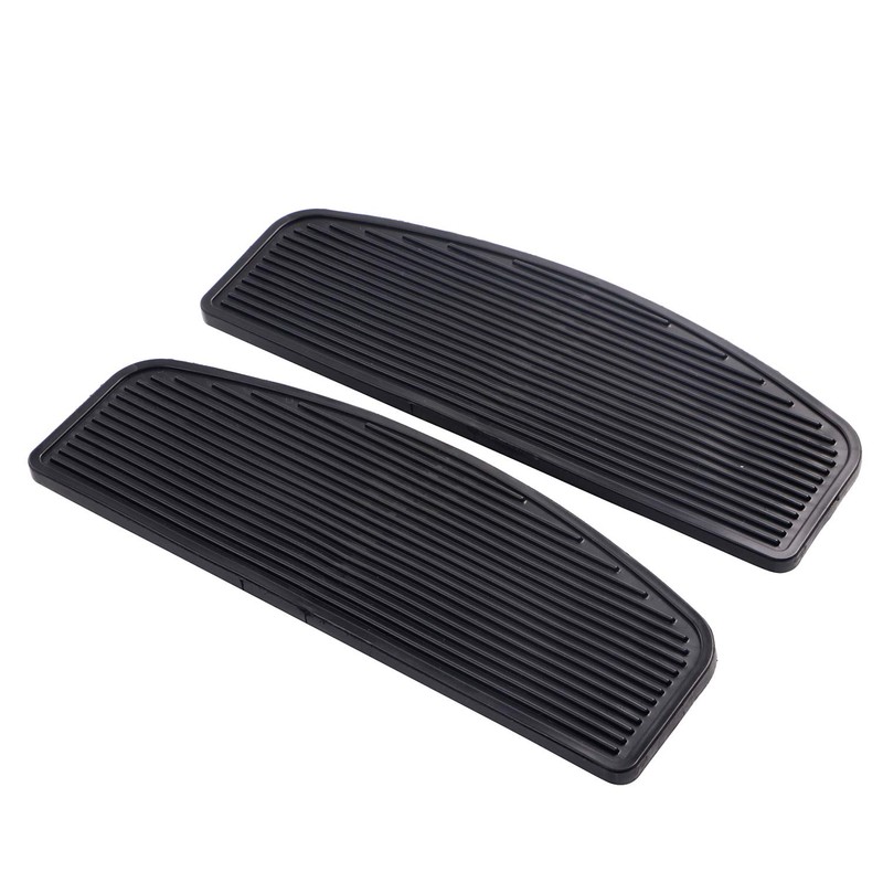 Rubber Front Rider Insert Floorboard Footpeg Footboards for Harley Touring