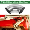 Motoforti 4pcs 90 Degree Mandrel Bend Elbow Car Modified Exhaust