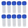 25 Pcs 5ml Plastic Test Tubes Small Graduated Vial Container