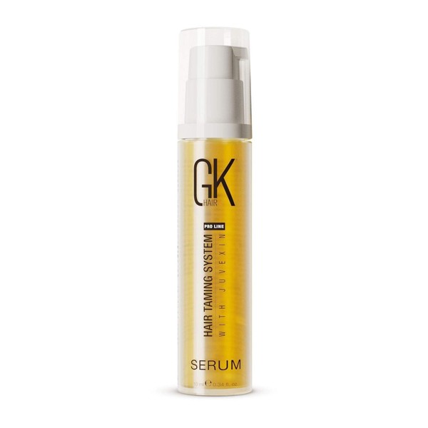 Global Keratin GK Hair Smoothing Serum - 100% Pure Organic Argan Oil 1.69 or 0.34 Fl. Oz Hydrating Strength Shine Dry Damaged Repair Anti-Frizz Moistures Nourishment