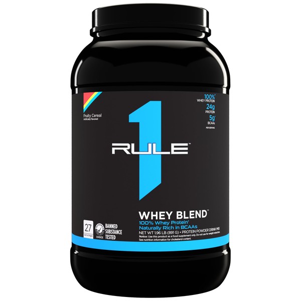 Rule 1 Whey Protein – 24g Fast-Acting Protein from All-Whey
