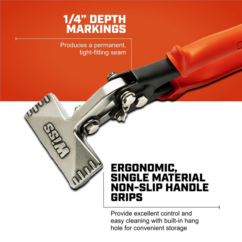 Crescent Wiss 3" Offset Handle Hand Seamer - WS4N