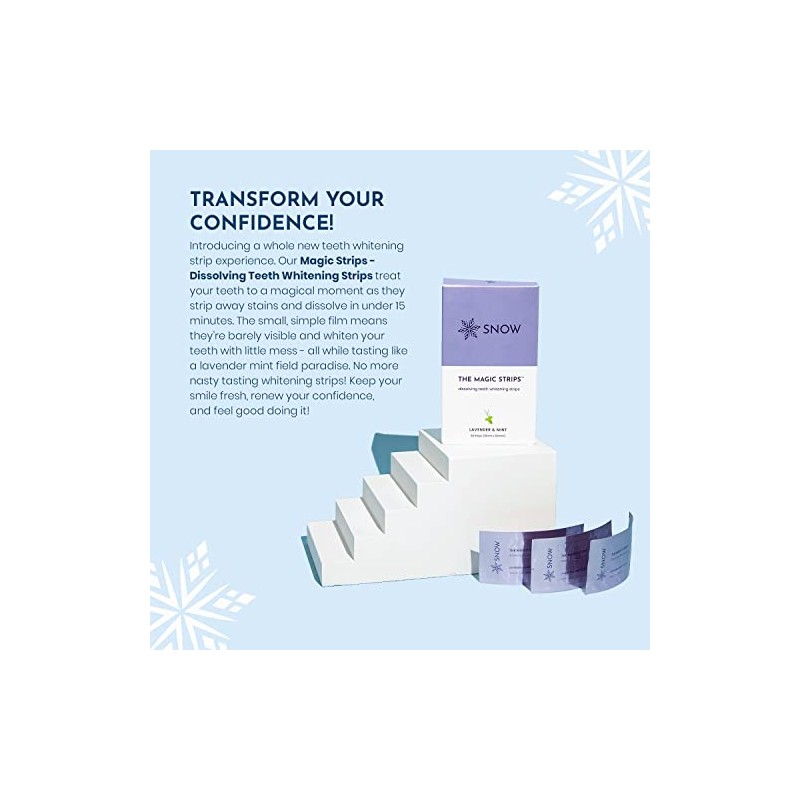 Snow The Magic Strips - Safe for Enamel Dissolving Teeth