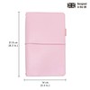 Pukka Pad, Carpe Diem Refillable Traveler’s Notebook Cover – Faux