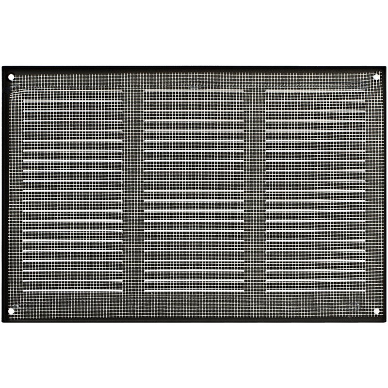 12" x 8" Inch (Outer Dimensions) Anthracite Air Vent Cover