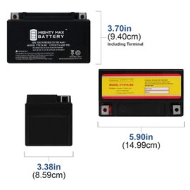 Mighty Max Battery YTX7A-BS Battery for Kymco People 150 150CC (2009-2012)