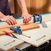 Precision Flip Stop for Woodworking – Adjustable T-Track Accessory for