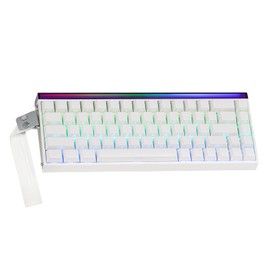 EPOMAKER Aula Hero68 HE Wired Magnetic Gaming Keyboard, 0.01mm Adjustable Actuation, Rapid Hall Effect Switch, 8kHz Polling, 5-Layer Sound Dampening, RGB Box & Backlight (White)