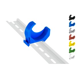 DIN Rail Holder / Adapter Mini for Shelly 1 / 1PM DIN Rail Bracket (35 mm) (Blue)