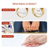 Invisible Ring 12pcs Multi-Size Clear Band Adjuster with 6 Sizes