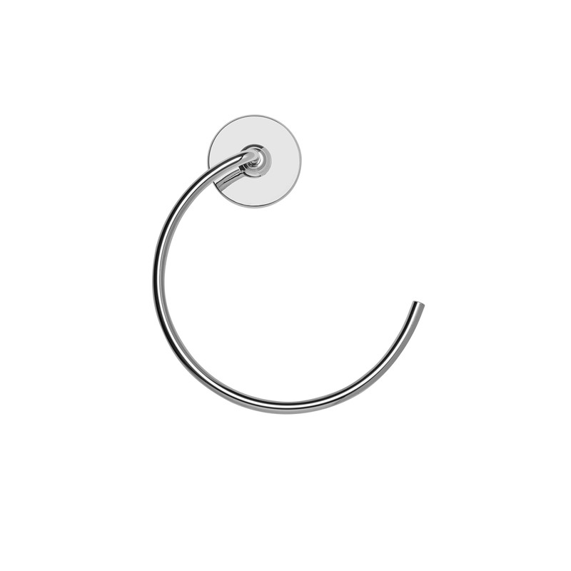 Croydex Chrome Duo Fix Glue or Screw Fix Slim Design