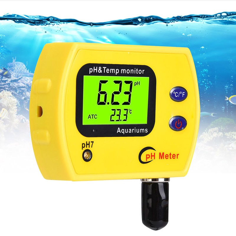 2-In-1 Portable High Precision Temperature PH Tester Meter Water Quality