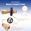 Flame King Propane Tank Adapter POL to QCC1 Type Converts