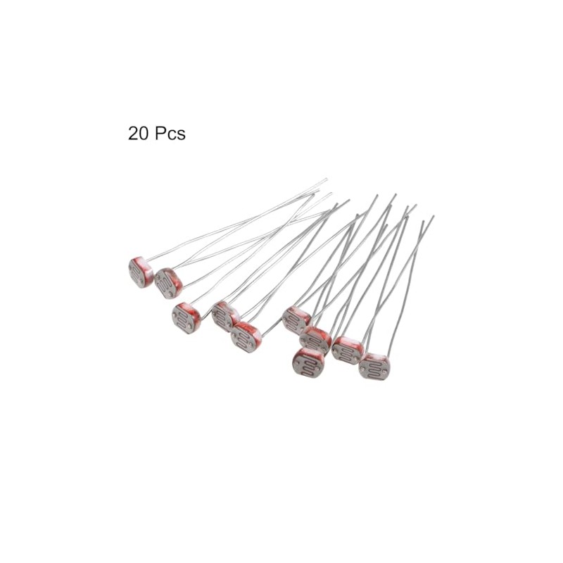 sourcing map 5528 GL5528 Photoresistors 5 mm Light Sensitive Photoresistor