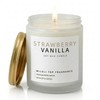 Miluli Strawberry Vanilla Scented Candles for Home - 15% Essential