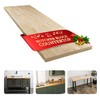 Bme Hevea Solid Wood Butcher Block Backsplash Countertop, 8ft L
