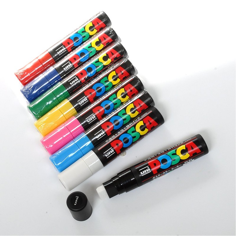 Uni Posca Extra Bold Marker, Green (PC17K.6)
