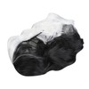 Black and White Short Curly Wig Women Cosplay Party Shoulder
