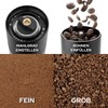 kofies® Handkaffeemühle mit Edelstahlmahlwerk und massivem Holzknauf