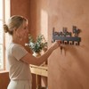 Solvio Key Holder for Wall, Stylish Black Key Hangers for