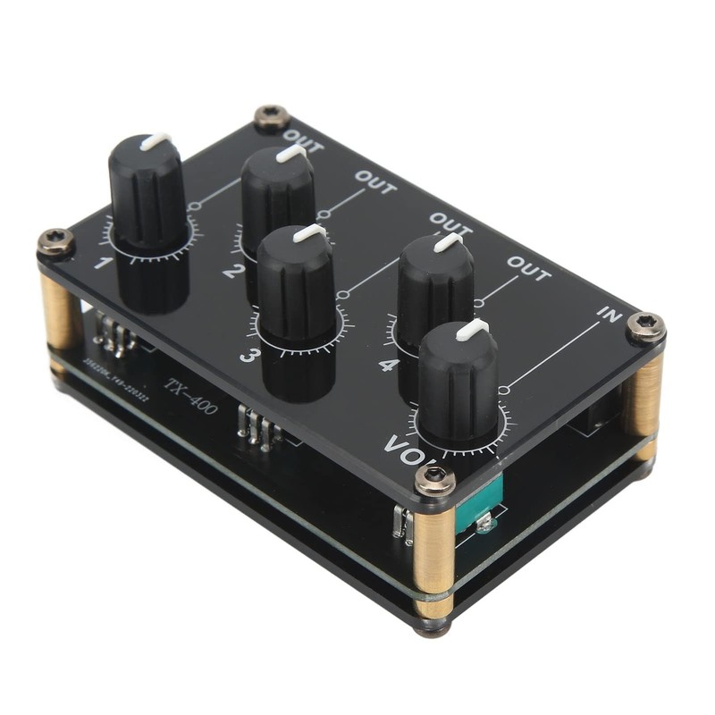 Agatige Mini Stereo Audio Mixer, Portable High Sensitivity Low Noise