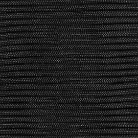550lb 7-Strand Parachute Cord - Available in 10, 25, 50, 100, 250, 1,000 Foot Selections in Solid Colors (Black, 100 Feet)