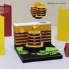 Cool Beans Boutique 3D Art Memo Pad (Yellow Crane Tower)