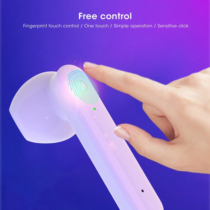 Bluetooth Earphone IPX5 Waterproof Wireless Headset Noise Reduction Half inEar