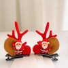 fdsmall Christmas Hair Clip Christmas Reindeer Antlers Headdress Cute Decorative