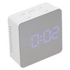 LED Mirror Clock Square Automatic Battery Powered Temperature Smart Clock