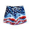 AOBUTE July 4th Quick Dry Swim Trunks Boys American Flag