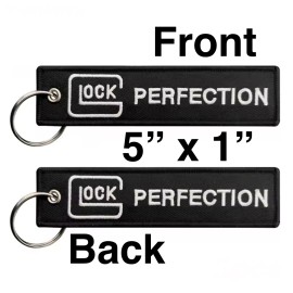 Glock Gun Firearm G17 G19  5” KeyChain Firearm Shot Show 2025 Key Tag Chain ZipPull