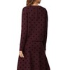 Thakoon Collective Rent the Runway Pre-Loved Polka Dot Pullover, Burgundy,