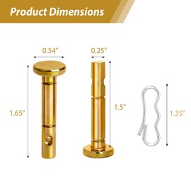 22 pcs Shear Pins and Cotter Pins for Snowblower - 738-04124A Shear Pins & 714-04040 Cotter Pins Kit Compatible with Cub Cadet, Troy Bilt, MTD, Craftsman Snow Blower